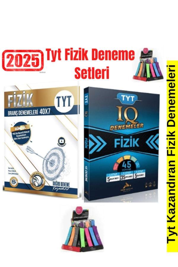 2025 Tyt Fizik 40 Adet Deneme+Paraf Prf Yayınları Tyt Fizik 45 Adet Deneme Seti+Kalemlik - Bilgi Sarmal Yayınları - Image 1