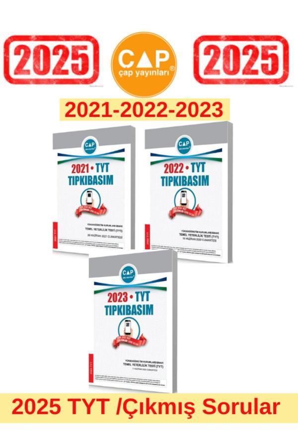 Çap Yayınları 2025 Tyt Sınavı 2021-2022-2023 Tıpkı Basım Çıkmış Sorular - Çap Yayınları - Image 1