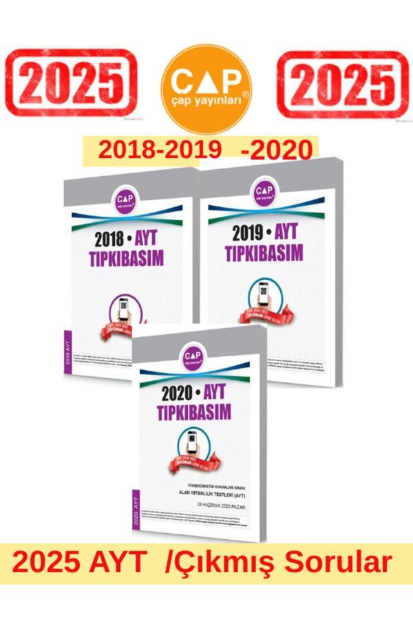 Çap Yayınları 2025 Ayt Sınavı 2018-2019-2020 Tıpkı Basım Çıkmış Sorular - Çap Yayınları - Image 1