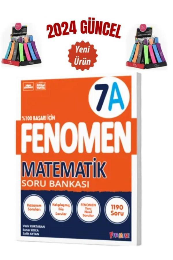 Güncel 7.Sınıf Matematik (A)Kolay Soru Bankası 1190 Soru+Cambridge Kalemlik - Fenomen Yayıncılık - Image 1