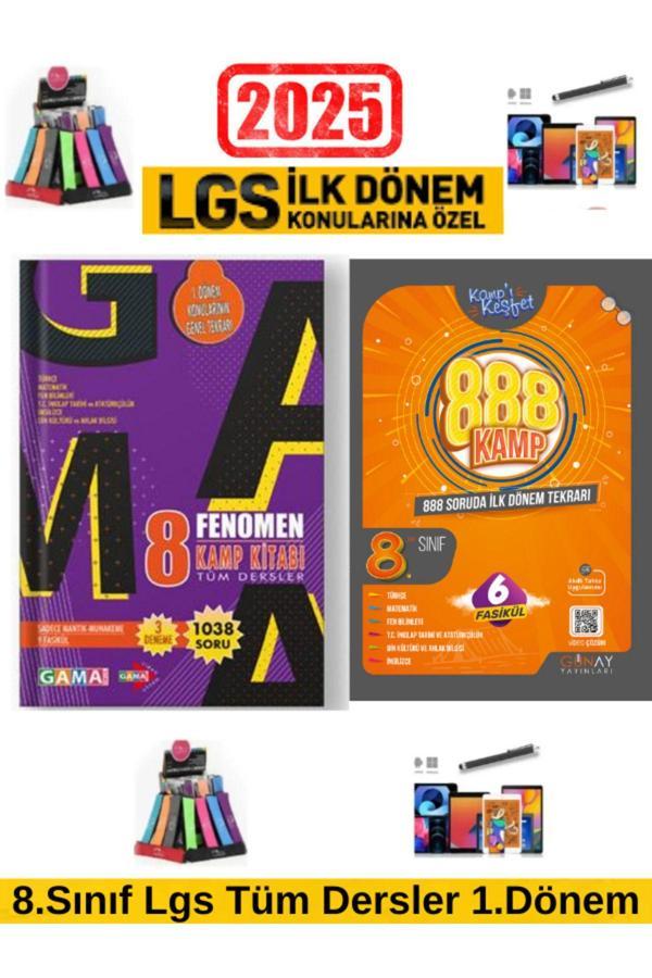 2025 Lgs 1.Dönem Tüm Dersler Genel Kamp Tekrar+Günay Lgs 1.Dönem 888 Soru Kamp Kitabı - Fenomen Yayıncılık - Image 1