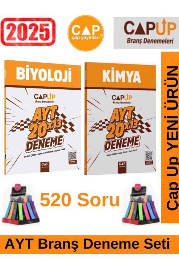 Çap Up Ayt Kimya 20x13-Biyoloji 13x40 Deneme Seti+Kalemlik - Çap Yayınları - Image 1
