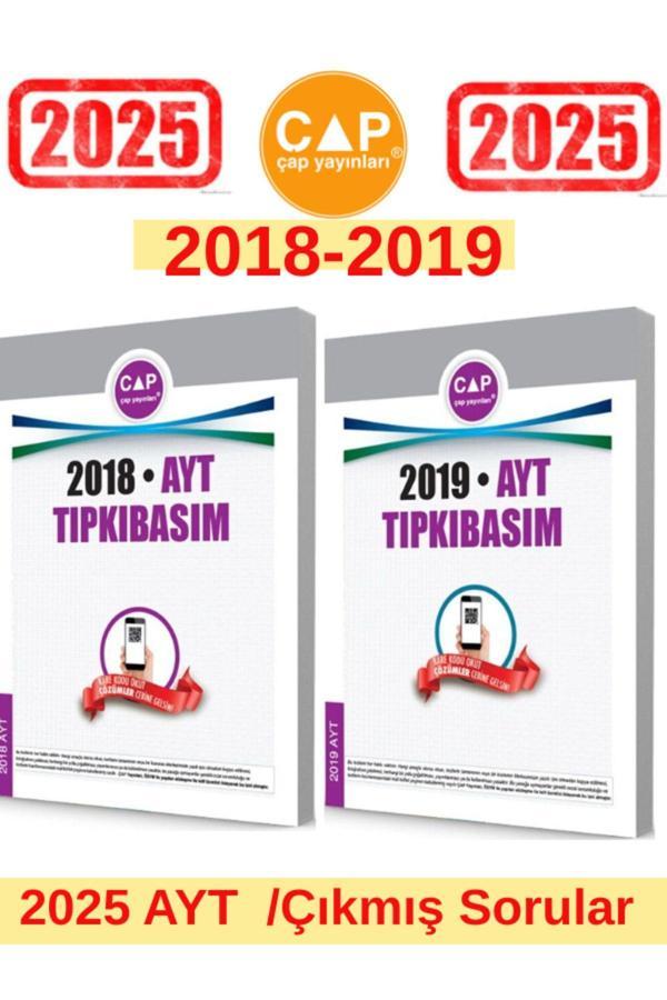 Çap Yayınları 2025 Ayt Sınavı 2018-2019 Tıpkı Basım Çıkmış Sorular - Çap Yayınları - Image 1