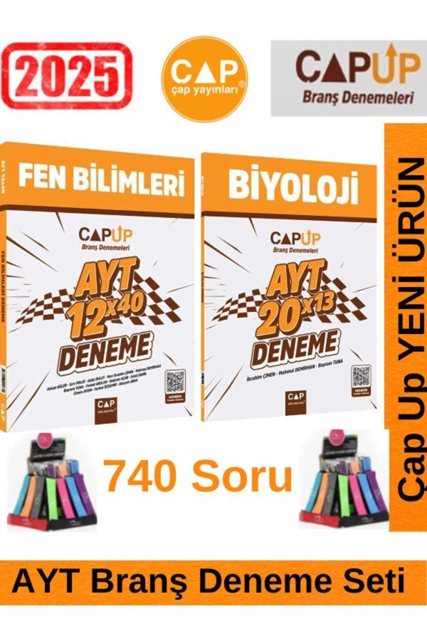 Çap Up Ayt Fen Bilimleri12x40-Biyoloji 13x40 Deneme Seti+Kalemlik - Çap Yayınları - Image 1