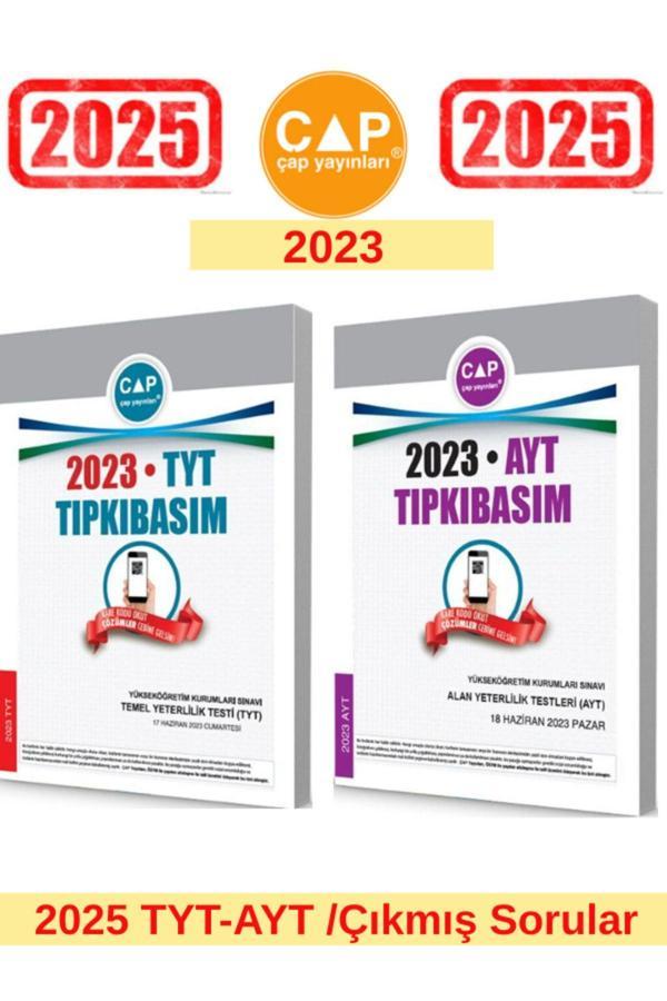 Çap Yayınları 2025 Tyt-ayt Sınıvı Için 2023 Tyt-2023 Ayt Tıpkı Basım Çıkmış Sorular - Çap Yayınları - Image 1