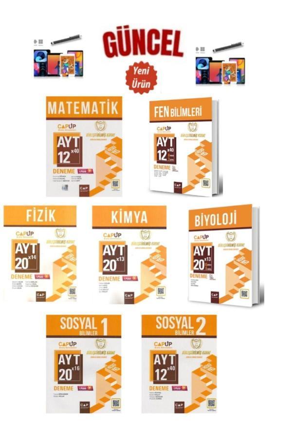 Çap Ayt Tüm Dersler 7 Kitap 116 Adet Deneme Seti (2320Soru)+Dokunmatik Kalem - Çap Yayınları - Image 1