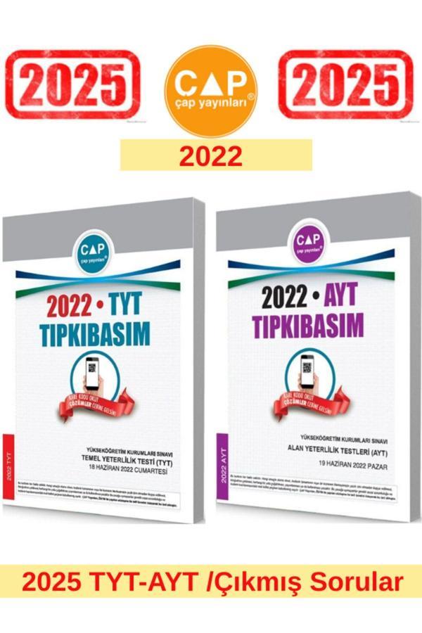 Çap Yayınları 2025 Tyt-ayt Sınıvı Için 2022 Tyt-2022 Ayt Tıpkı Basım Çıkmış Sorular - Çap Yayınları - Image 1