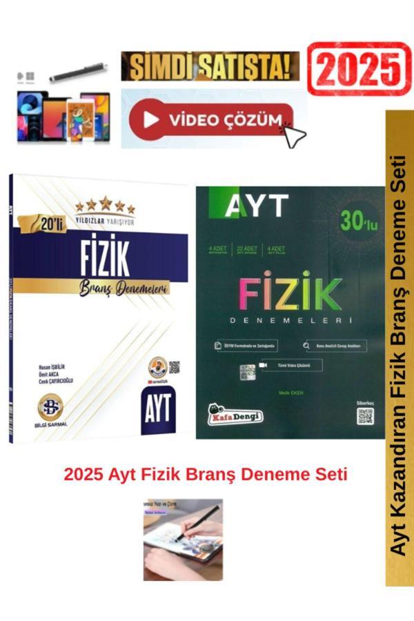 Yıldızlar Yarışıyor Ayt Fizik 20 li Deneme+Kafa Dengi Ayt Fizik 30 lu Deneme Seti+Android Kalem - Bilgi Sarmal Yayınları - Image 1