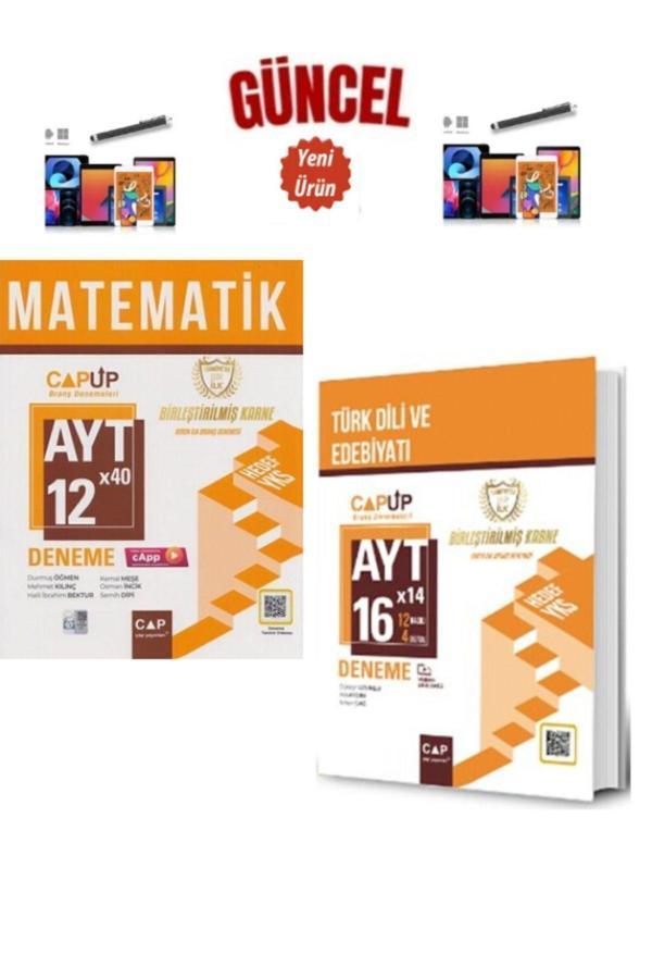 Çap Ayt Matematik-Türk Dili Edebiyatı 28 Deneme Seti(864Soru)+Dokunmatik Kalem - Çap Yayınları - Image 1