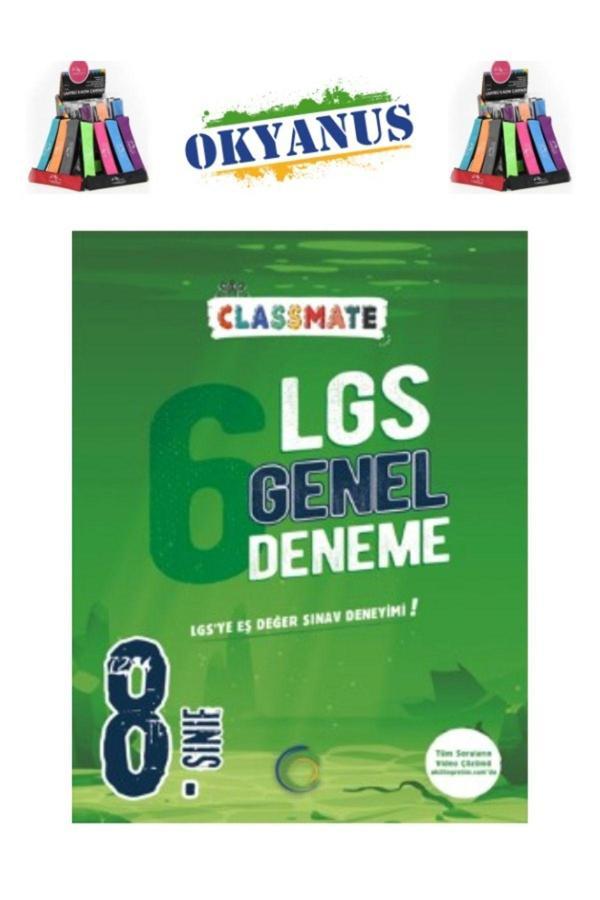 Güncel 8.Sınıf Lgs Hazırlık Tüm Dersler 6 Adet Genel Deneme+Kalemlik - Okyanus Yayıncılık - Image 1