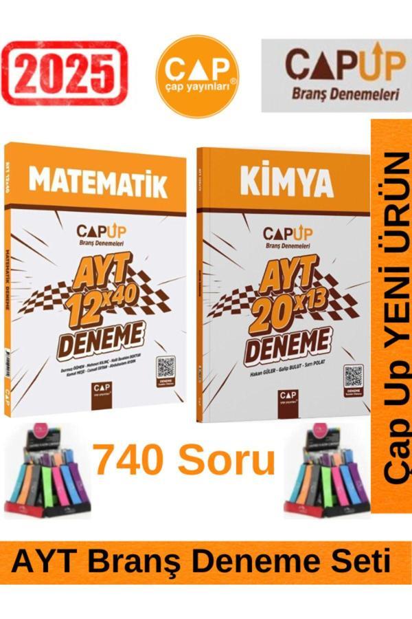 Çap Up Ayt Matematik 12x40-Kimya 20x13 Deneme Seti+Kalemlik - Çap Yayınları - Image 1