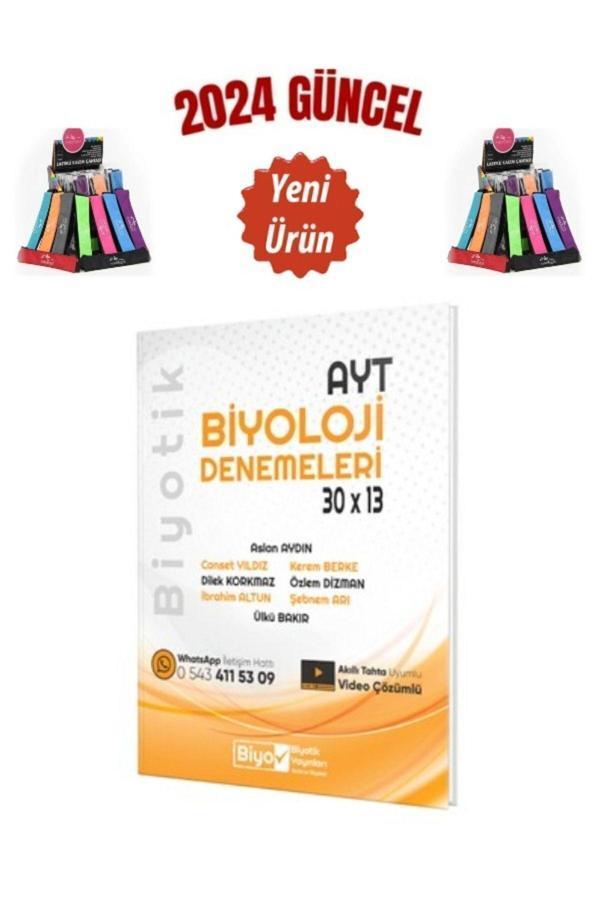 Güncel AYT Biyoloji Biyotik 30 x 13 Denemeleri+Cambridge Kalemlik - Biyotik Yayınları - Image 1