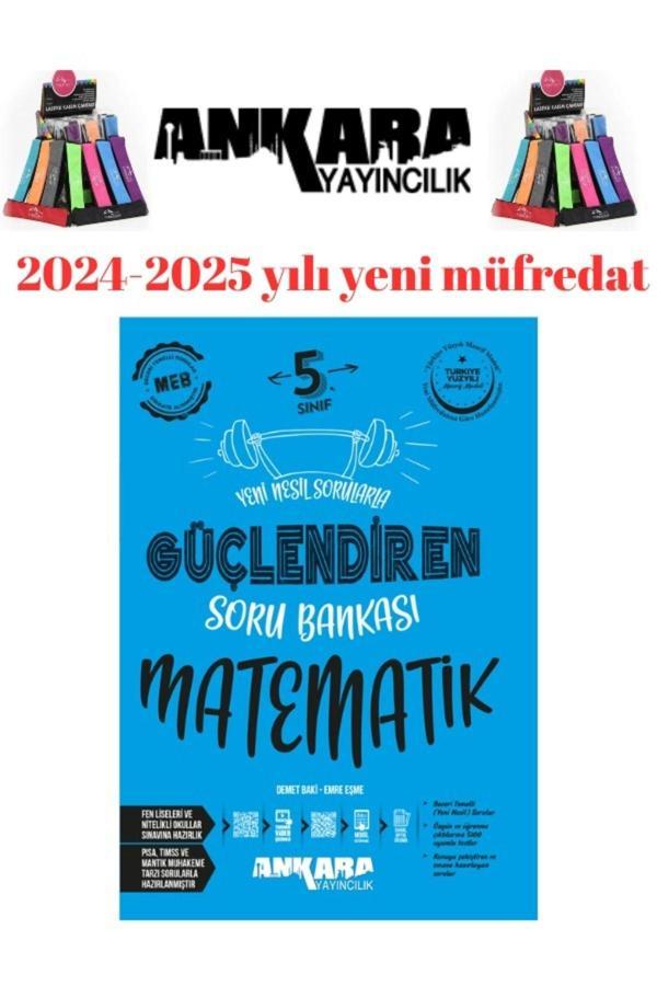 Ankara 5.Sınıf Matematik %100 Yeni Müfredat Soru Bankası+Kalemlik - Ankara Yayıncılık - Image 1