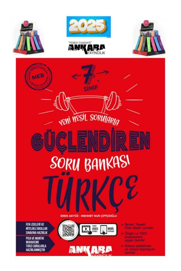 Ankara 7.Sınıf Türkçe Video Çöz.Soru Bankası+Kalemlik - Ankara Yayıncılık - Image 1