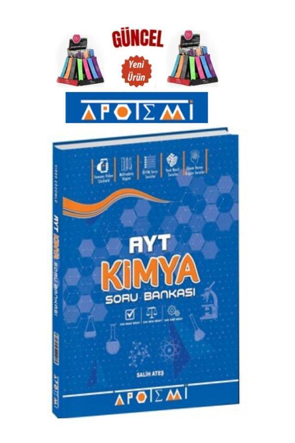Güncel %100 Ösym Tarzında Ayt Kimya Tamamı Video Çözümlü Soru Bankası+Kalemlik - Apotemi Yayınları - Image 1
