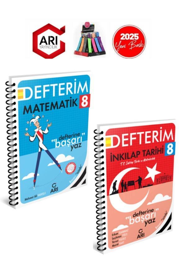 Arı 2025 8.Sınıf Lgs Hazırlık Matematik-Inkılap Tarihi Konu Anlatımlı Defter Seti(2Kitap)+Kalemlik - Arı Yayıncılık - Image 1
