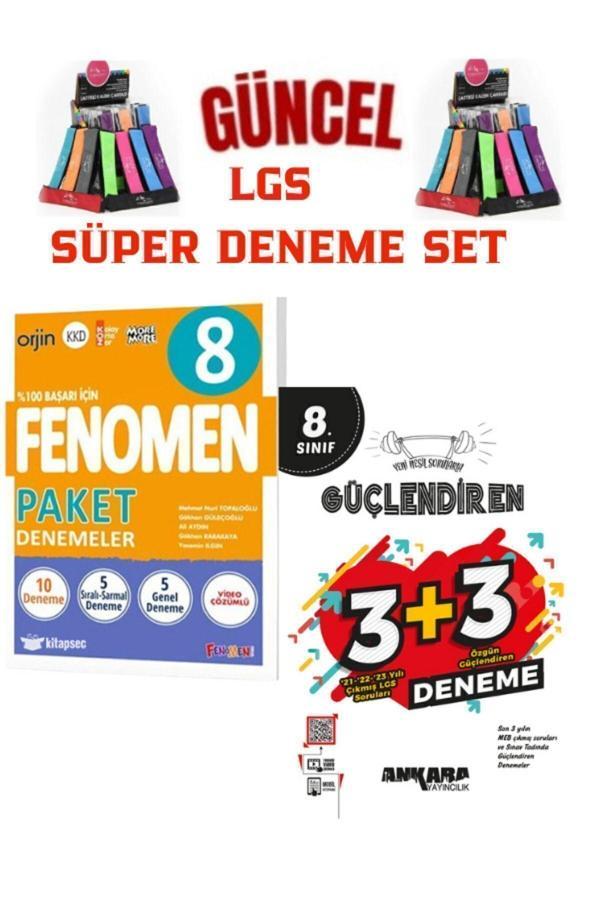 Güncel LGS Tüm Dersler 8.Sınıf Paket 10 Deneme+Ankara 3+3 Lgs 8.Sınıf 6 Deneme+Kalemlik - Fenomen Yayıncılık - Image 1