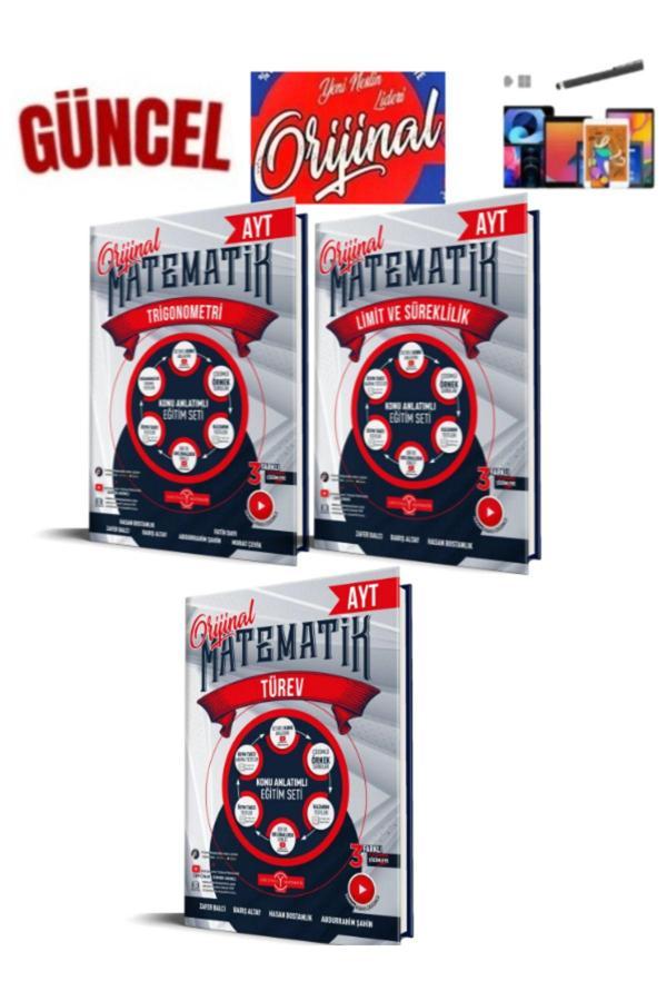 Güncel Ayt Trigonometri-Limit Süreklilik-Türev  Konu Anlatım Eğitim Seti+Kalem - Orijinal Yayınları - Image 1