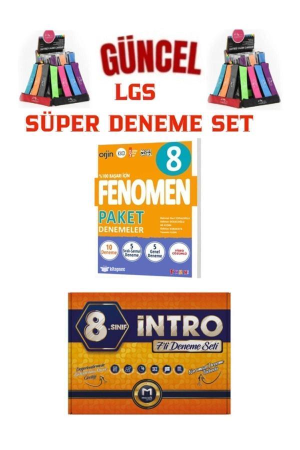 Güncel LGS Tüm Dersler 8.Sınıf Paket 10 Deneme+Mozaik İntro 8.Sınıf Lgs Deneme Seti+Kalemlik - Fenomen Yayıncılık - Image 1