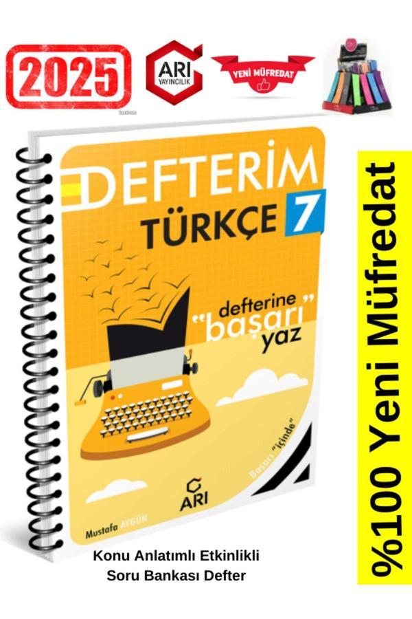 Arı Yayınları 2025 7.Sınıf Türkçe Konu Anlatımlı Etkinlik Soru Bankası+Kalemlik - Arı Yayıncılık - Image 1