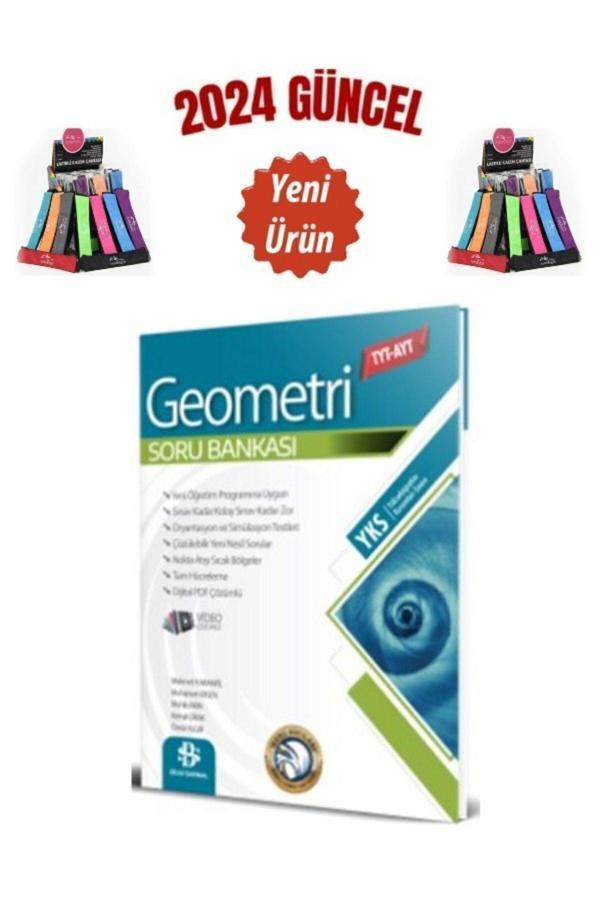 Güncel  TYT AYT Geometri Yks Video Çözümlü Soru Bankası+Cambridge Kalemlik - Bilgi Sarmal Yayınları - Image 1