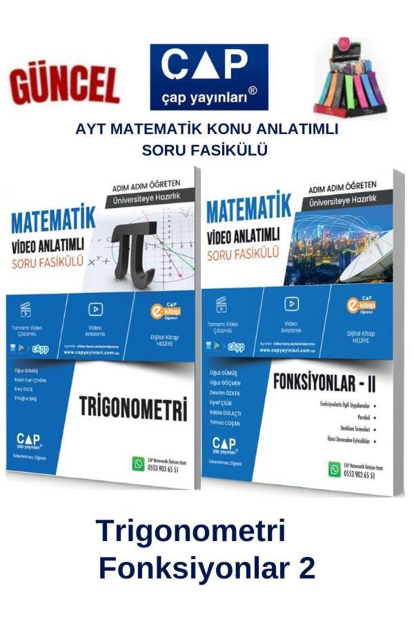 Çap Ayt Matematik Trigonometri-Fonksiyonlar 2 Konu Anlatımlı Soru Fasikül+Kalemlik - Çap Yayınları - Image 1