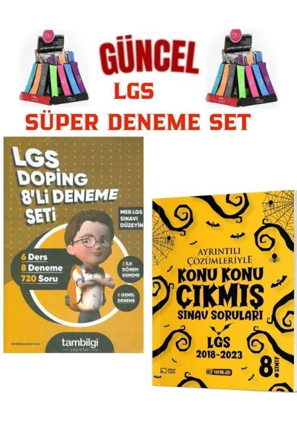 TamBilgi Yayınları Doping 8 li Deneme(720Soru)+Hız Yayınları Lgs Konu Konu Çıkmış +Kalemlik - Tambilgi Yayınları - Image 1