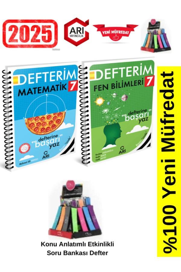 Arı Yayınları 2025 7.Sınıf Matematik-Fen Konu Anlatımlı Etkinlik Soru Bankası+Kalemlik - Arı Yayıncılık - Image 1
