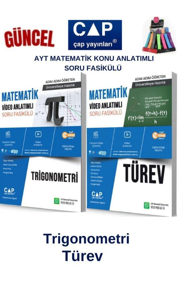 Çap Ayt Matematik Trigonometri-Türev Konu Anlatımlı Soru Fasikül+Kalemlik - Çap Yayınları - Image 1