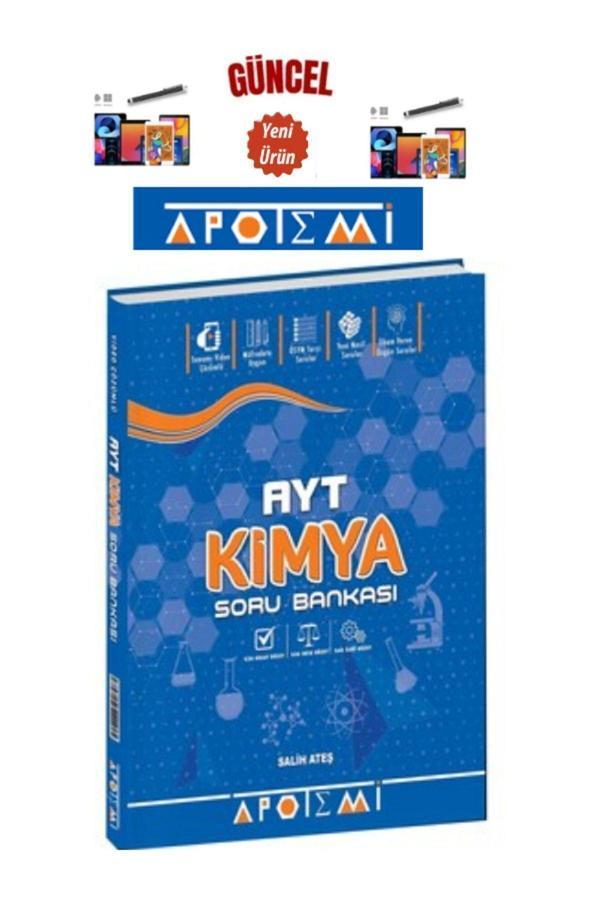 Güncel %100 Ösym Tarzında Ayt Kimya Tamamı Video Çözümlü Soru Bankası+Kalem - Apotemi Yayınları - Image 1