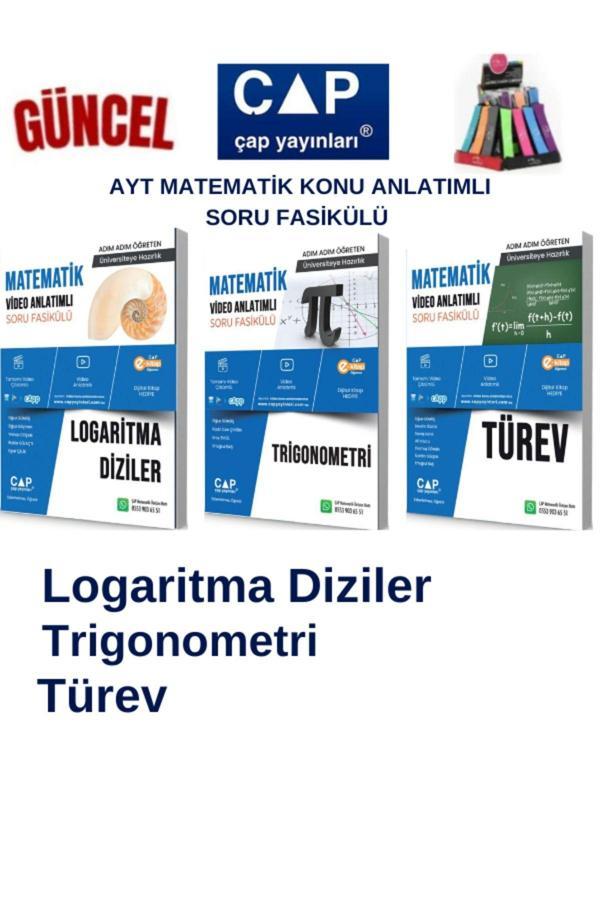 Çap Ayt Matematik Logaritma-Trigonometri-Türev Konu Anlatımlı Soru Fasikül+Kalemlik - Çap Yayınları - Image 1