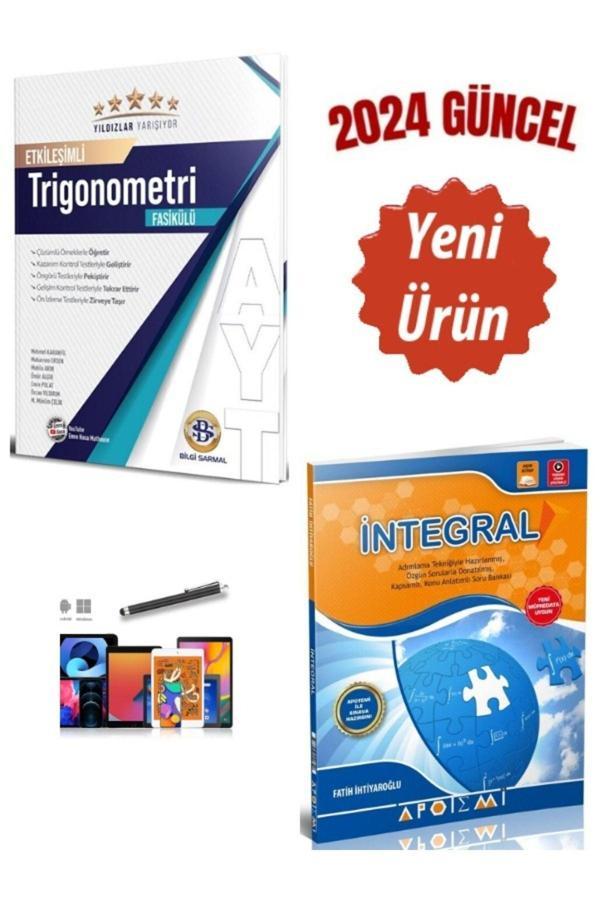 2024 Ayt Güncel İntegral Konu Anl. Soru Bankası +Bilgi Sarmal Trigonometri Fasikül Seti+Kalem - Apotemi Yayınları - Image 1