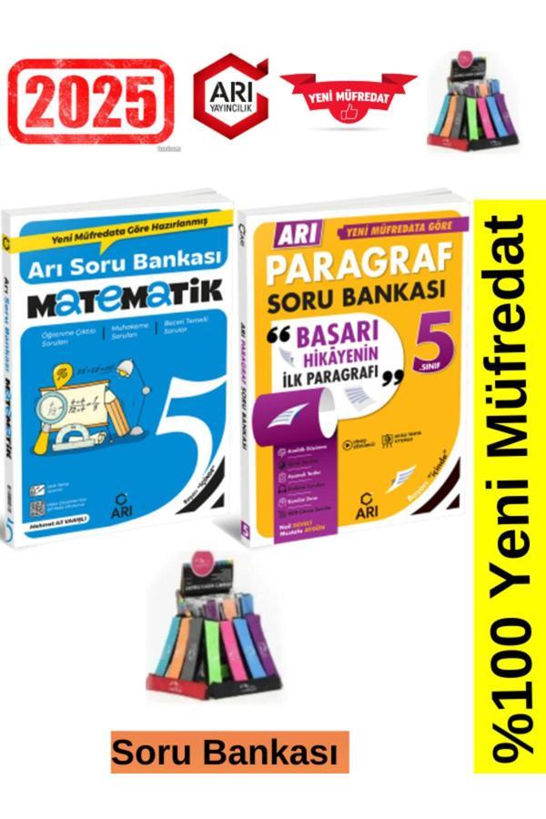 Arı Yayıncılık 2025 5.Sınıf Matematik-Paragraf Video Çözümlü Soru Bankası Seti+Kalemlik - Arı Yayıncılık - Image 1