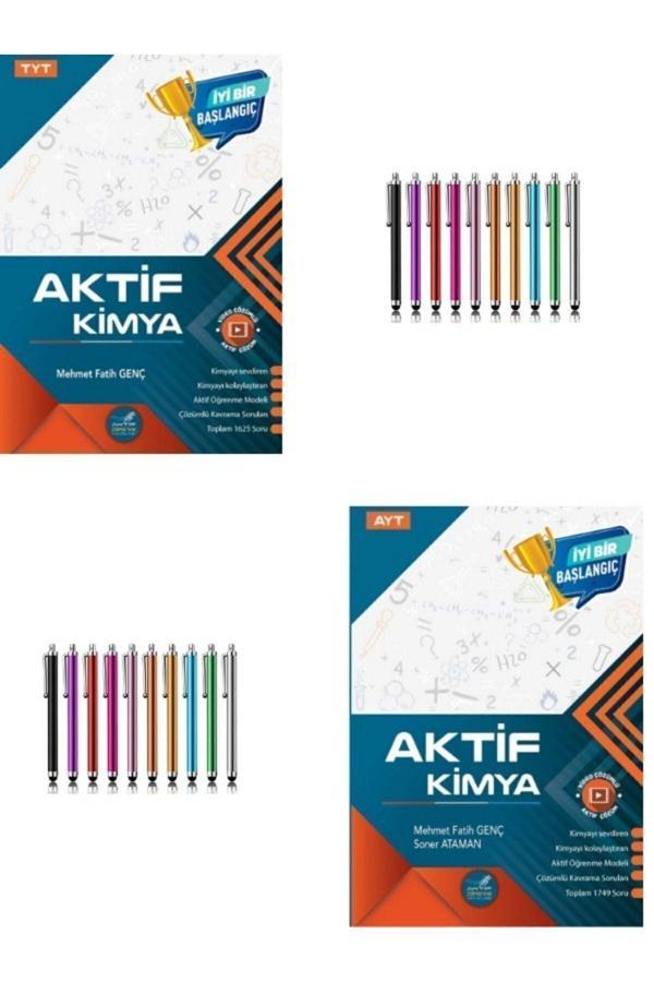 2024 Müfredat Tyt-Ayt Kimya Konu Anlatımlı Soru Bankası Seti+Dokunmatik Kalem - Aktif Yayınları - Image 1