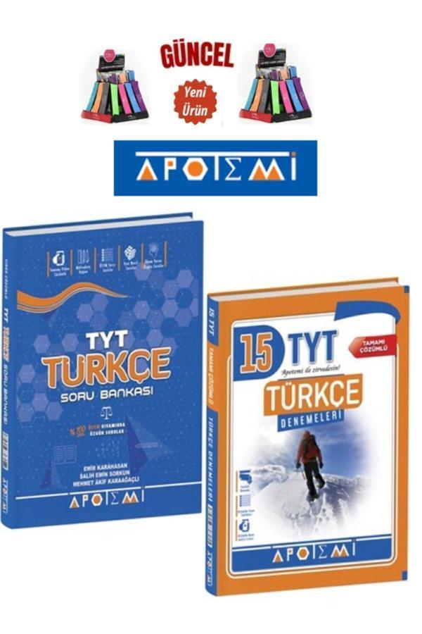 Güncel Tyt Türkçe Video Çözümlü Soru Bankası+Tyt Türkçe 15 Deneme Seti+Kalemlik - Apotemi Yayınları - Image 1