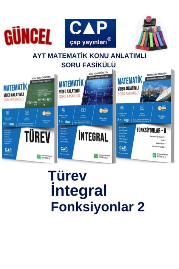 Çap Ayt Matematik Trigonometri-İntegral-Fonksiyonlar 2 Konu Anlatımlı Soru Fasikül+Kalemlik - Çap Yayınları - Image 1