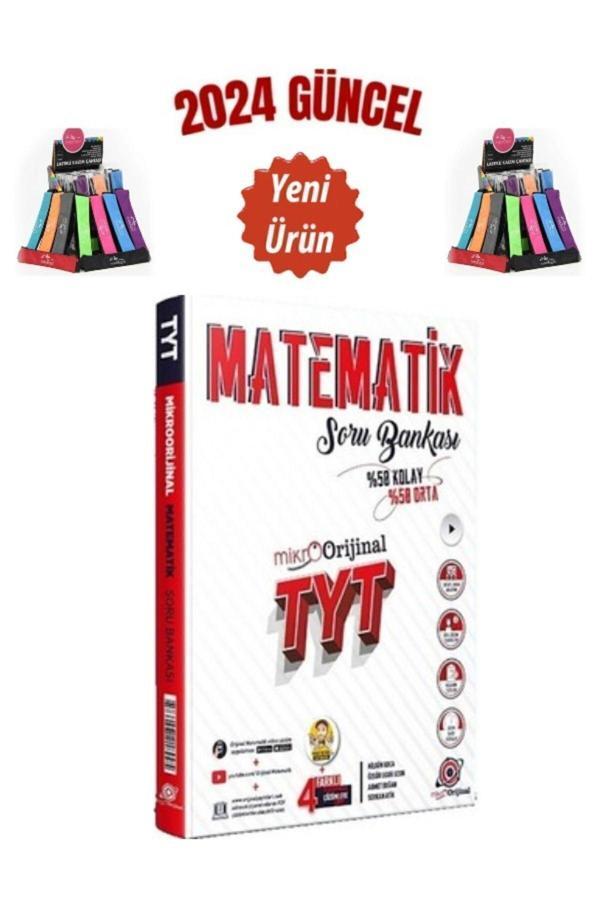 Güncel 2024 TYT Matematik Mikro Soru Bankası+Cambridge Kalemlik - Orijinal Yayınları - Image 1