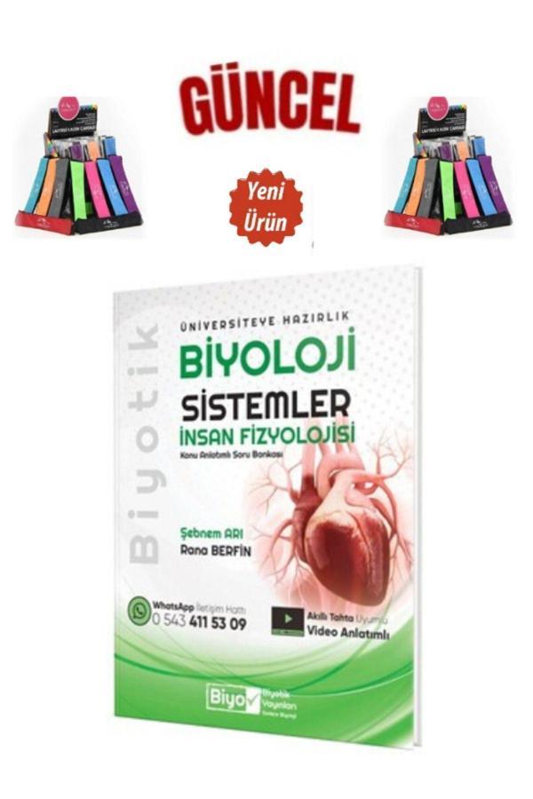 Biyoloji Sistemler İnsan Fizyolojisi Video Konu Anlatımlı+Cambridge Kalemlik - Biyotik Yayınları - Image 1