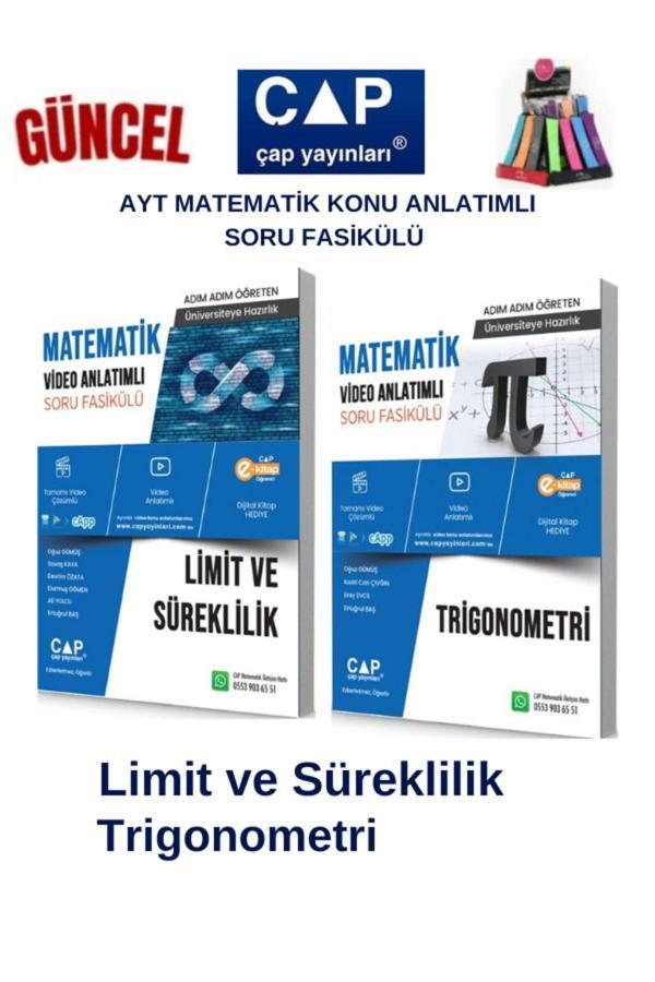Çap Ayt Matematik Limit ve Süreklilik-Trigonometri Konu Anlatımlı Soru Fasikül+Kalemlik - Çap Yayınları - Image 1