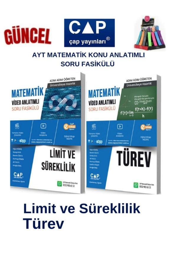 Çap Ayt Matematik Limit ve Süreklilik-Türev Konu Anlatımlı Soru Fasikül+Kalemlik - Çap Yayınları - Image 1