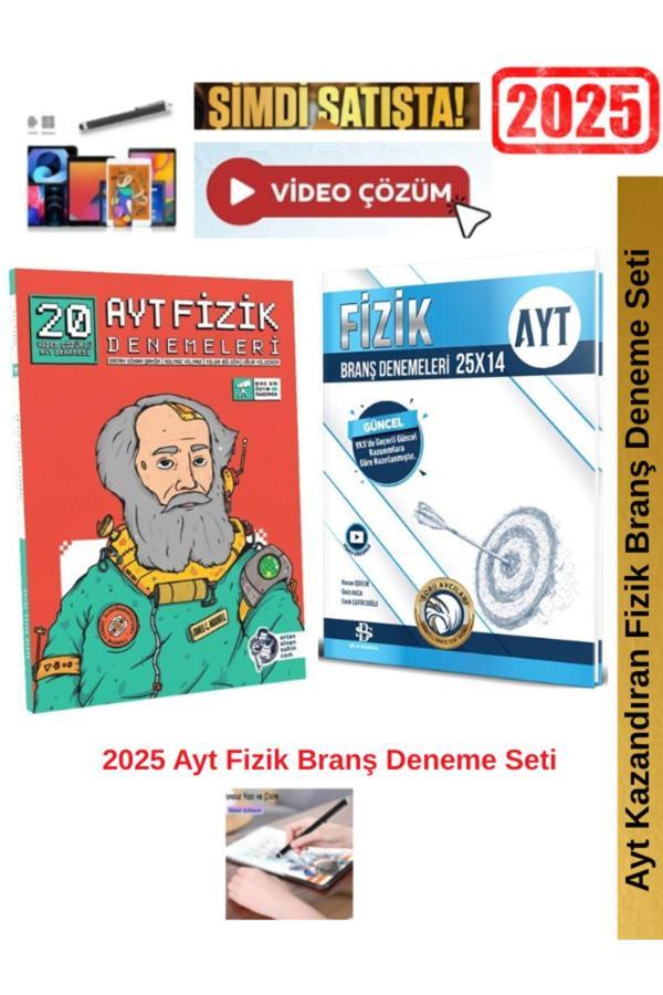 Ertan Sinan Şahin 2025 Ayt Fizik 20 Deneme+Bilgi Sarmal Ayt Fizik 25x14 Lü Deneme Seti+Android Kalem - Image 1