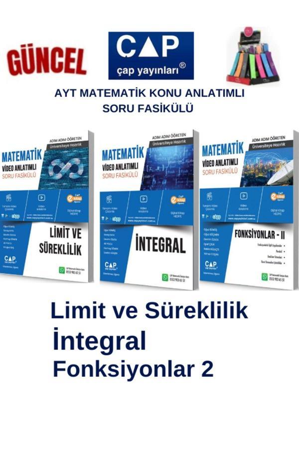 Çap Ayt Matematik Limit-İntegral-Fonksiyon2 Konu Anlatımlı Soru Fasikül+Kalemlik - Çap Yayınları - Image 1