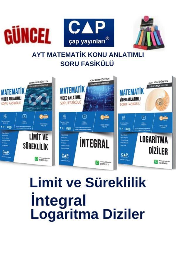 Çap Ayt Matematik Limit-İntegral-Logaritma Diziler Konu Anlatımlı Soru Fasikül+Kalemlik - Çap Yayınları - Image 1
