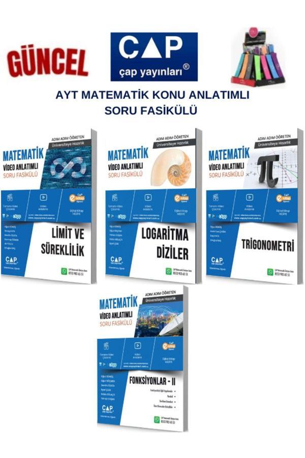 Çap Ayt Matematik Limit-Logaritma-Trigo-Fonksiyon 2 Konu Anlatımlı Soru Fasikül+Kalemlik - Çap Yayınları - Image 1