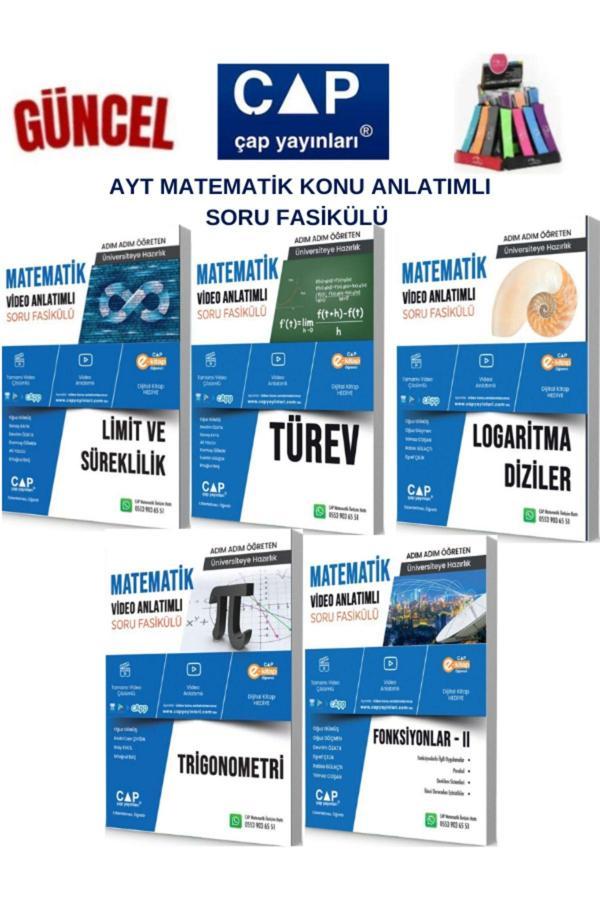 Çap Ayt Matematik Limit-Türev-Logaritma-Trigo.-Fonk2 Konu Anlatımlı Soru Fasikül+Kalemlik - Çap Yayınları - Image 1