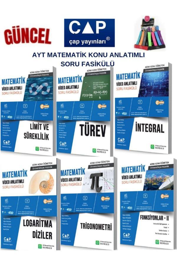 Çap Ayt Mat. Limit-Türev-İntegral-Logaritma-Trigo.-Fonk2 Konu Anlatımlı Soru Fasikül+Kalemlik - Çap Yayınları - Image 1
