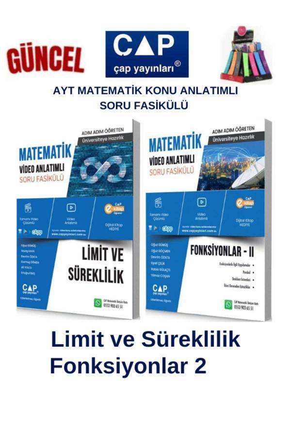 Çap Ayt Matematik Limit ve Süreklilik-Fonksiyon2 Konu Anlatımlı Soru Fasikül+Kalemlik - Çap Yayınları - Image 1