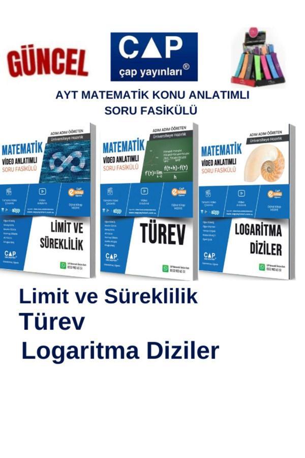 Çap Ayt Matematik Limit-Türev-Logartima Diziler Konu Anlatımlı Soru Fasikül+Kalemlik - Çap Yayınları - Image 1