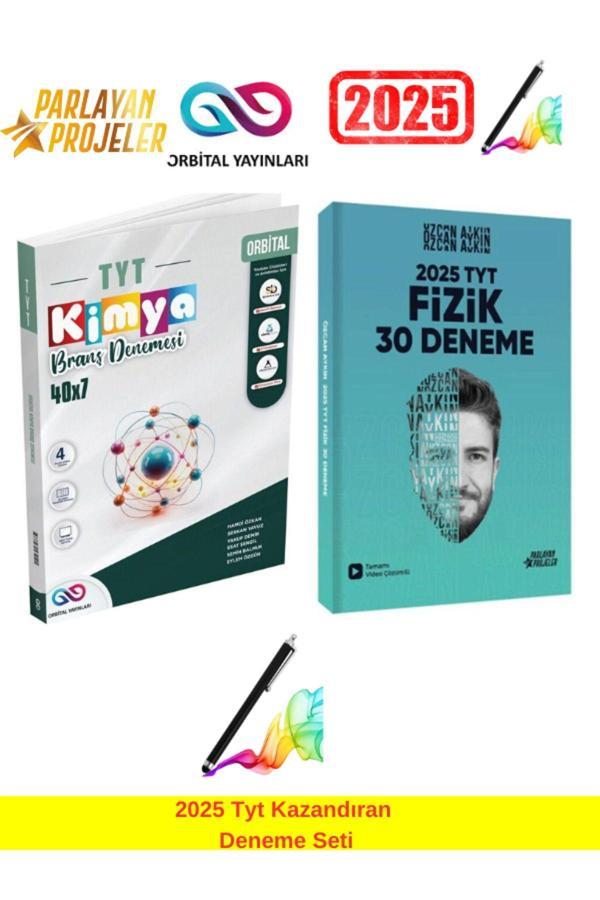 Orbital Yayınları 2025 Tyt Kimya 40X7 Branş Deneme+Özcan Aykın Tyt Fizik 30 Branş Deneme Seti+Android Kalem - Orbital yayınları - Image 1