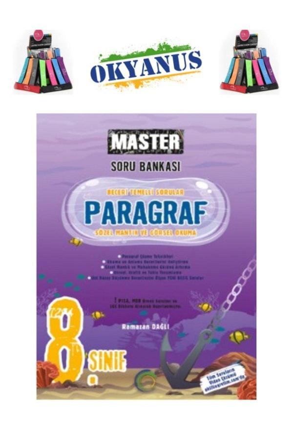 Güncel 8.Sınıf Lgs Hazırlık Master Paragraf Beceri Temelli Soru Bankası +Kalemlik - Okyanus Yayıncılık - Image 1